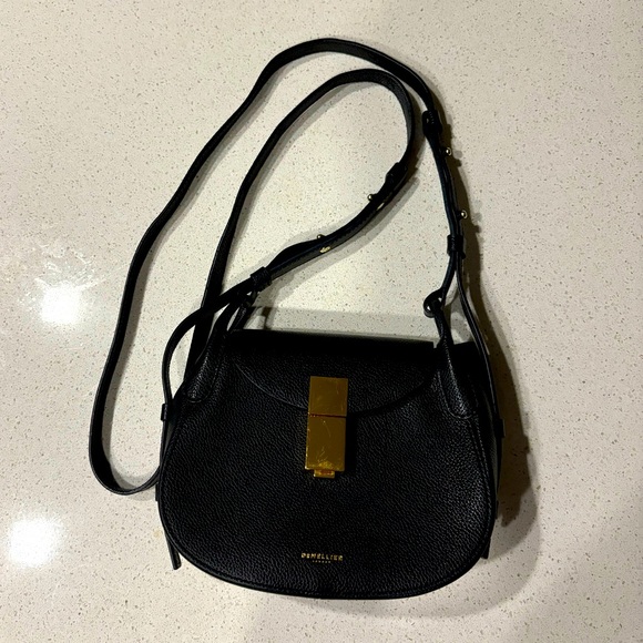 Demellier Mini Lausanne Black Small Grain - Picture 1 of 8